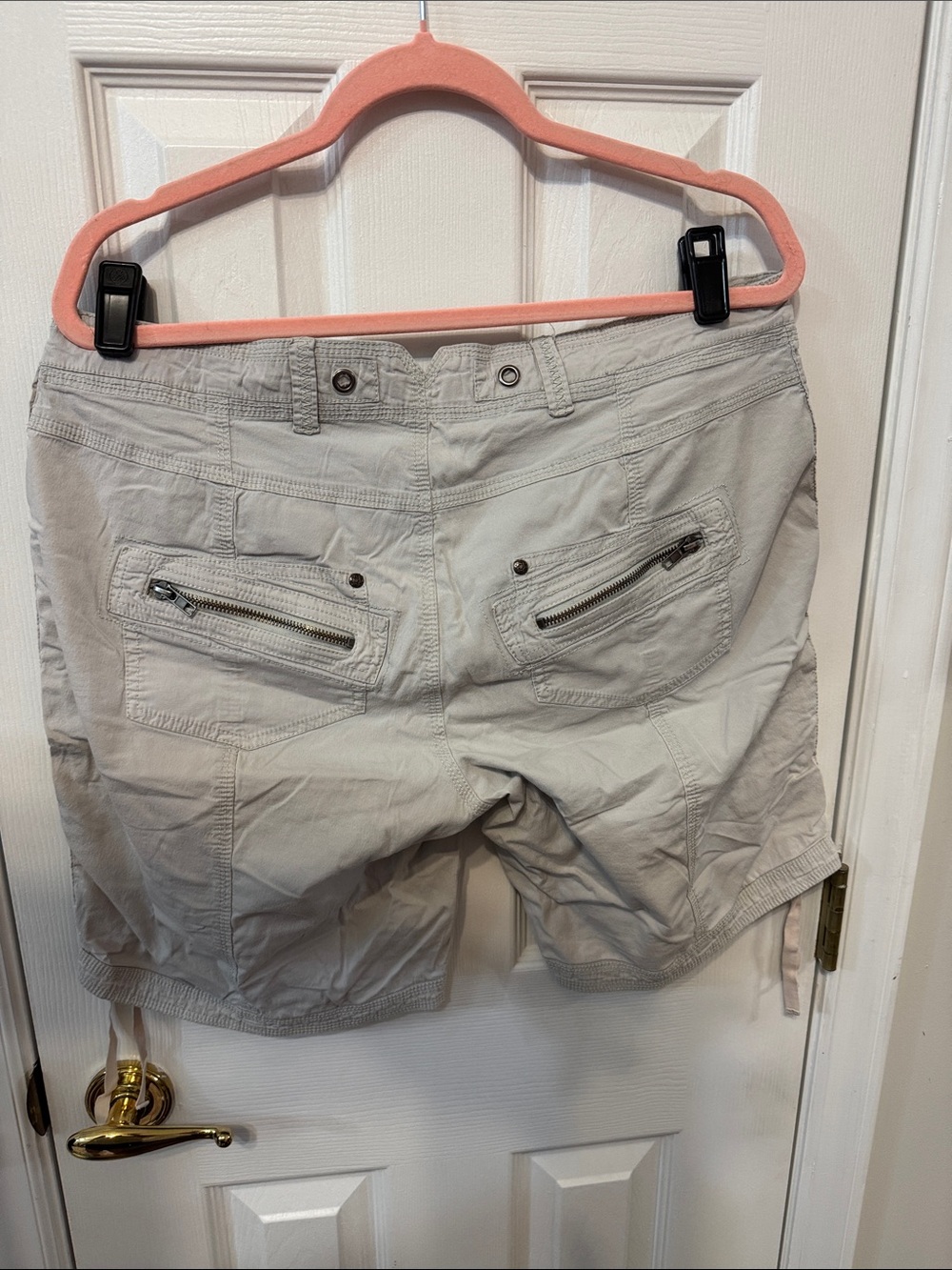 Maurices Light Khaki Casual Shorts - Picture 3 of 3